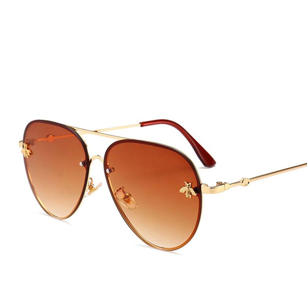 Gucci aviator clearance bee sunglasses